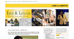 Desktop Screenshot of line-and-length.com